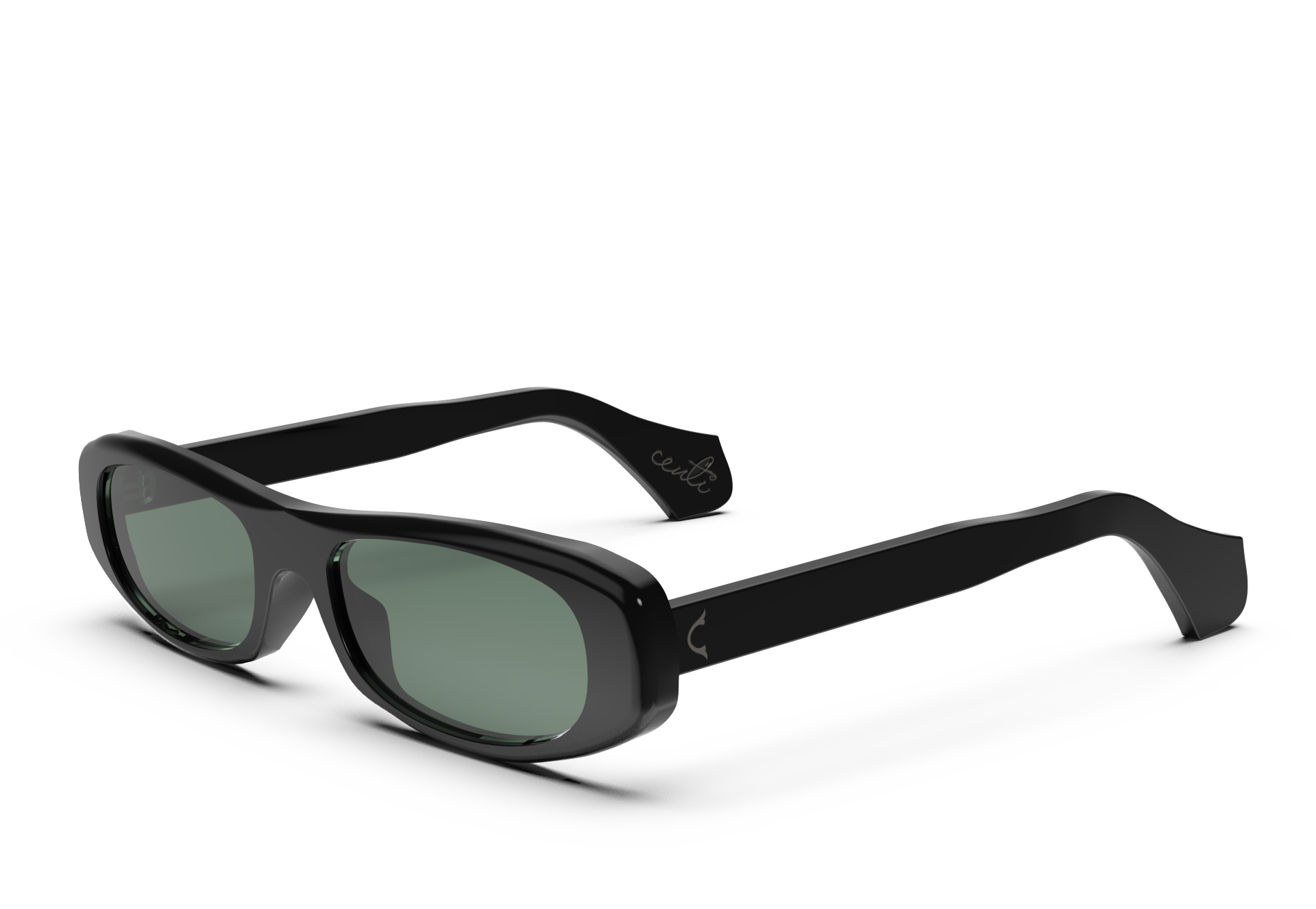 SALOMÉ Black w/ Gray Green Lens Polarized 2
