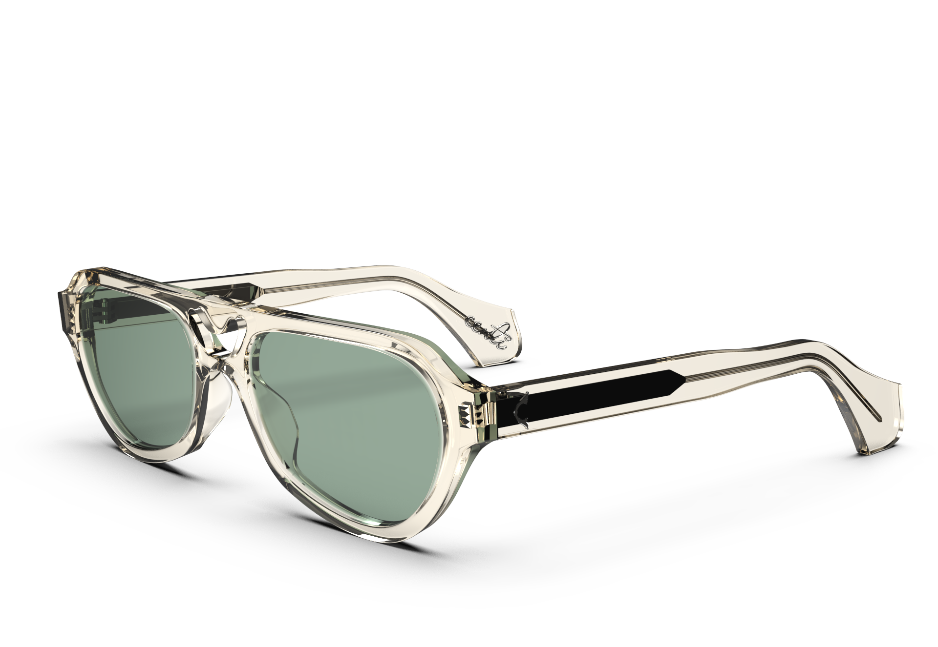 YITO Champagne w/ Gray Green Lens Non-Polarized 2
