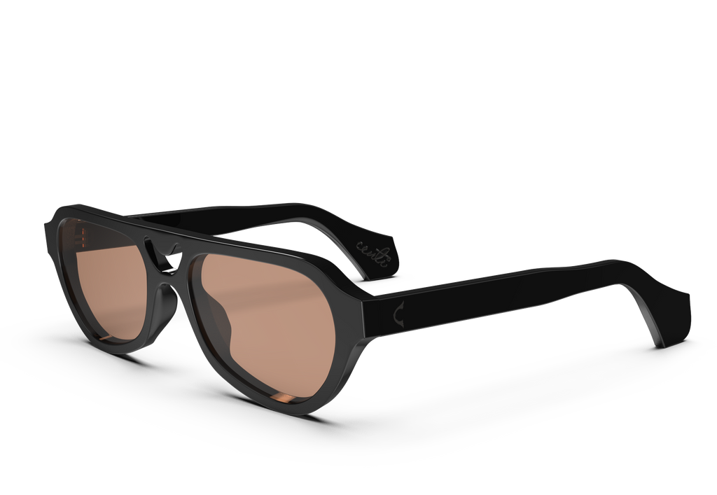 YITO Black w/ Brown Lens Non-Polarized 2