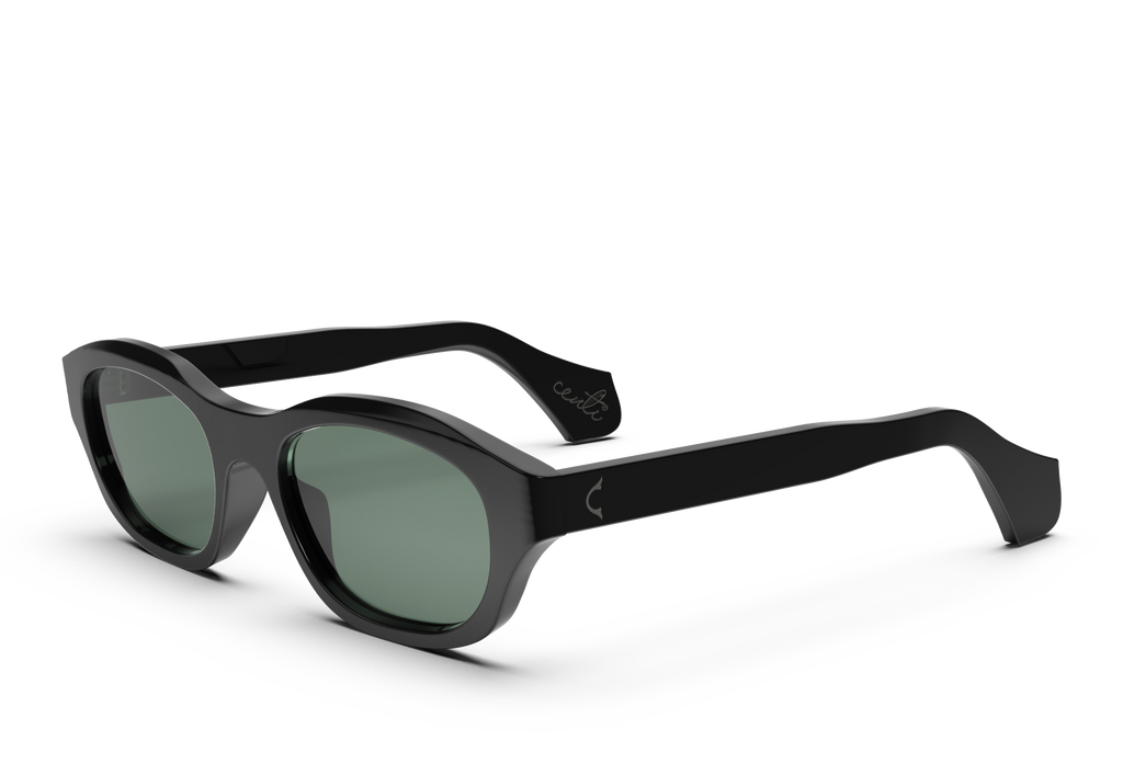 YIYI Black w/ Gray Green Lens Polarized 2