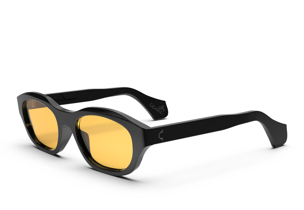 YIYI Black w/ Yellow Lens Non-Polarized 2