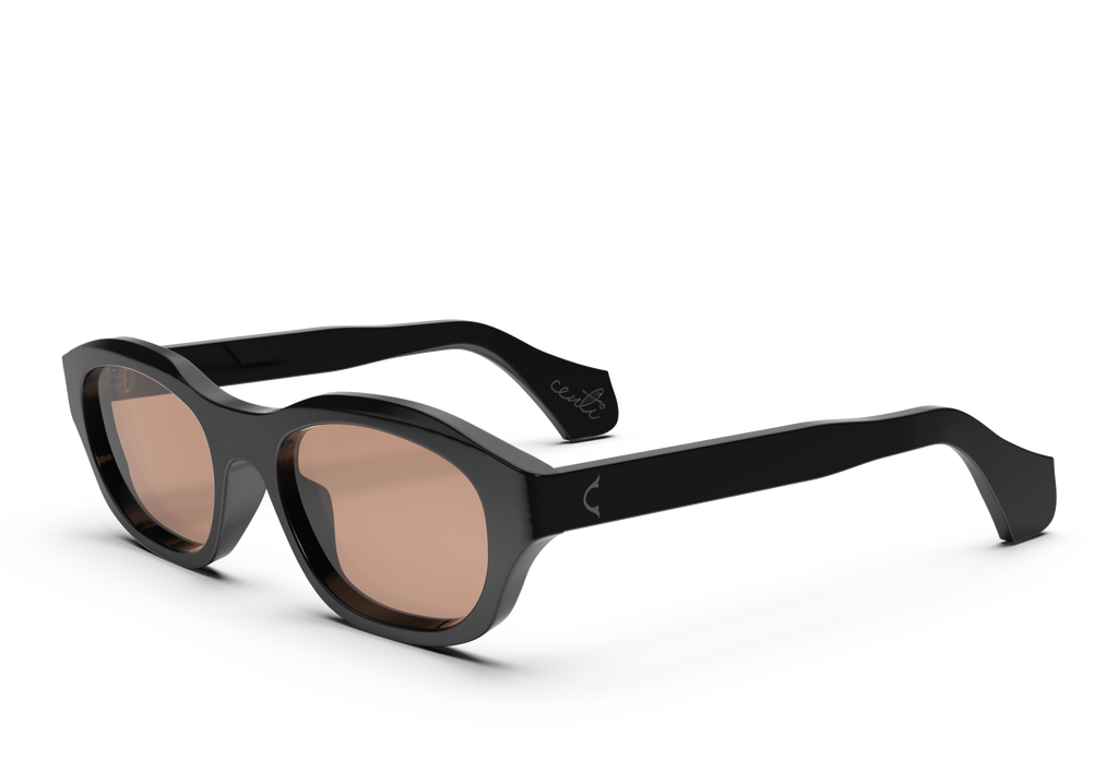 YIYI Black w/ Brown Lens Non-Polarized 2