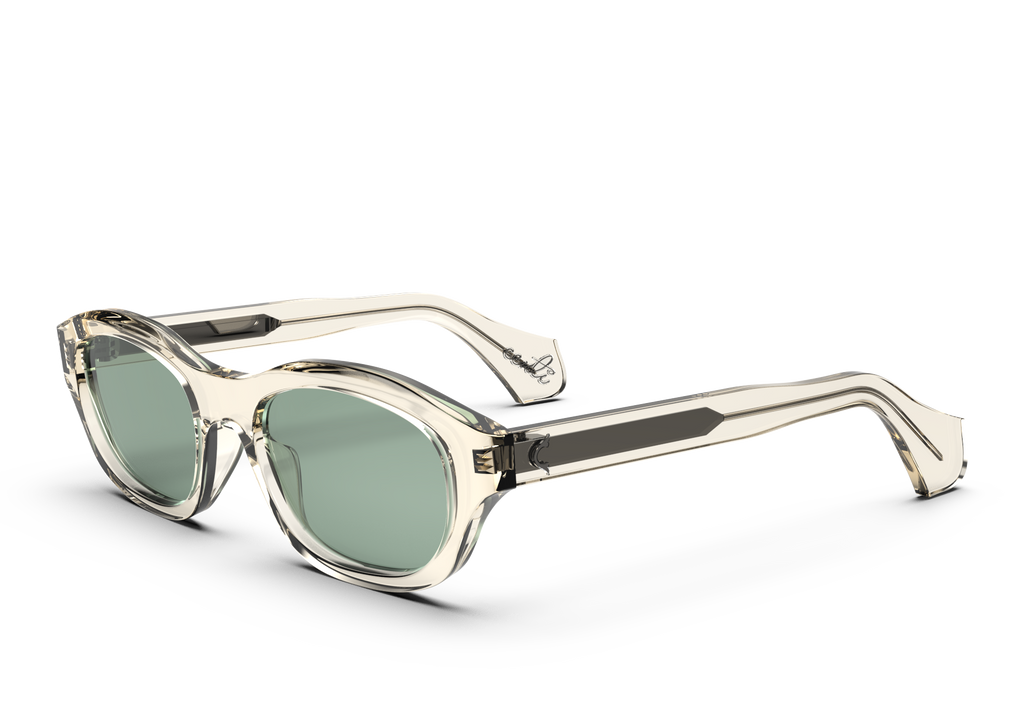 YIYI Champagne w/ Gray Green Lens Non-Polarized 2
