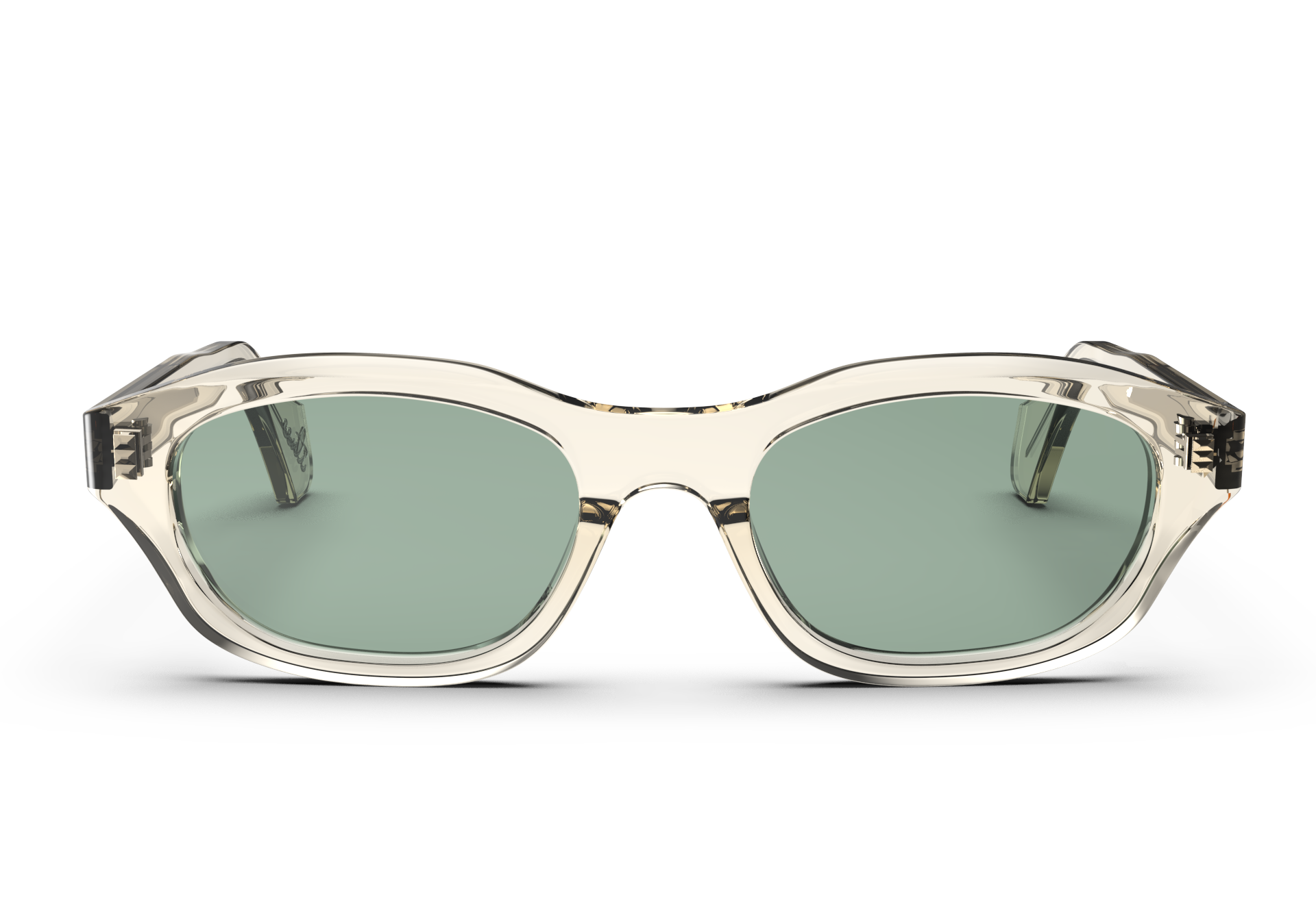 YIYI Champagne w/ Gray Green Lens Non-Polarized 1